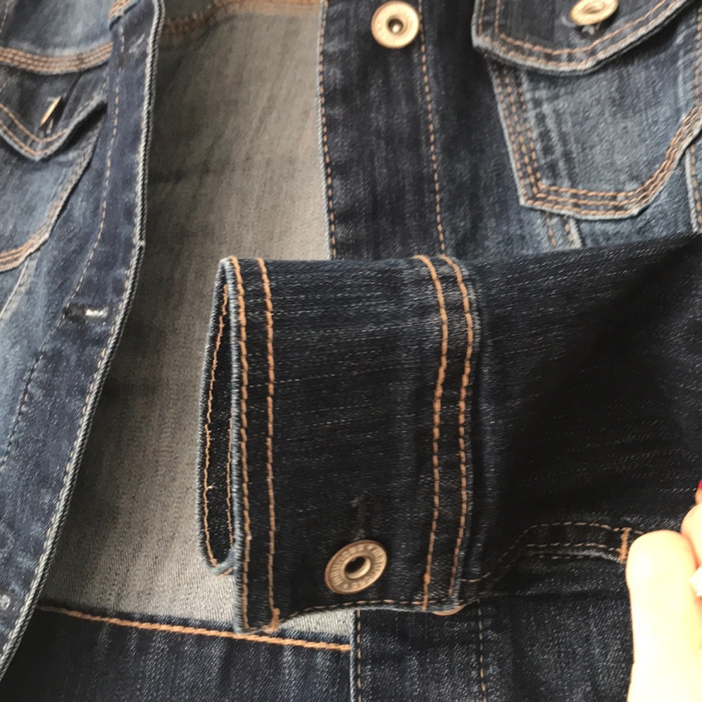 NWOT dark denim jean jacket size S Maurice’s - Picture 3 of 7